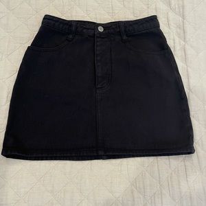 Brandy Melville black denim skirt